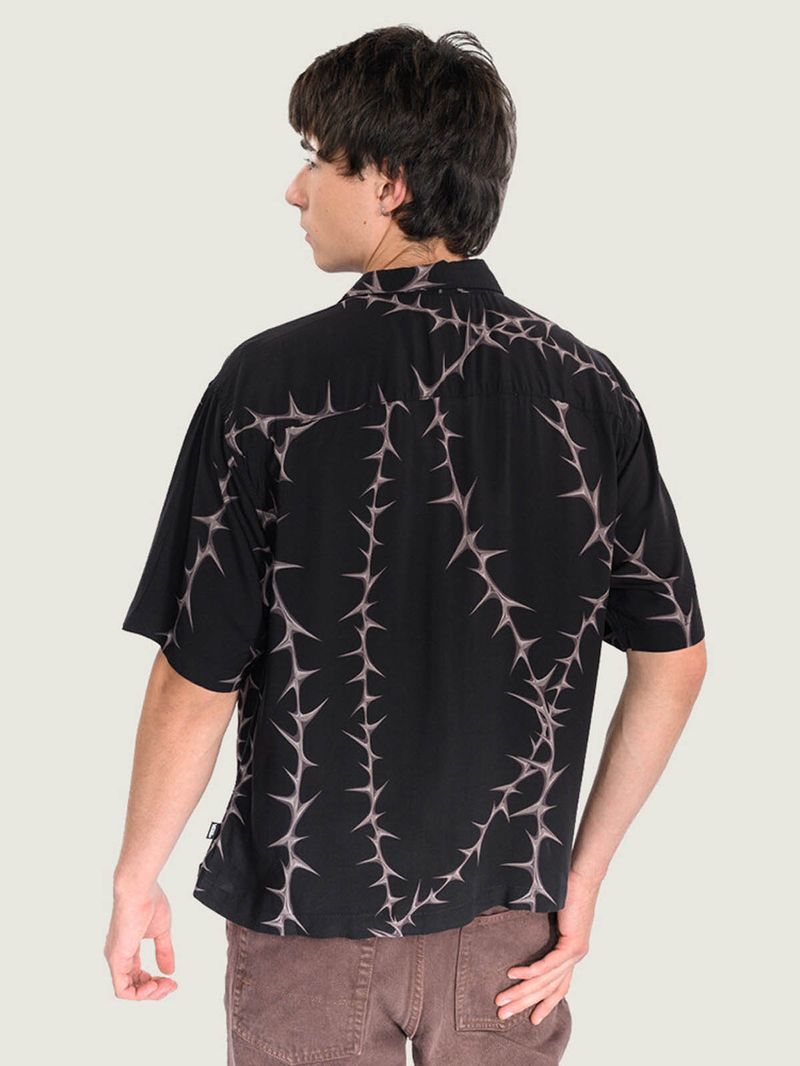 Camisa M/C Hombre Van Doren Printed Ca Negro Vans