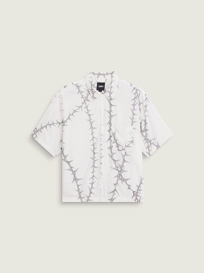 Camisa M/C Hombre Van Doren Printed Ca Blanco Vans