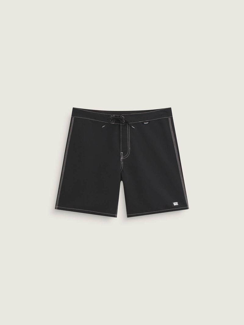 Traje De Bano Hombre Everride Boardshort Negro Vans
