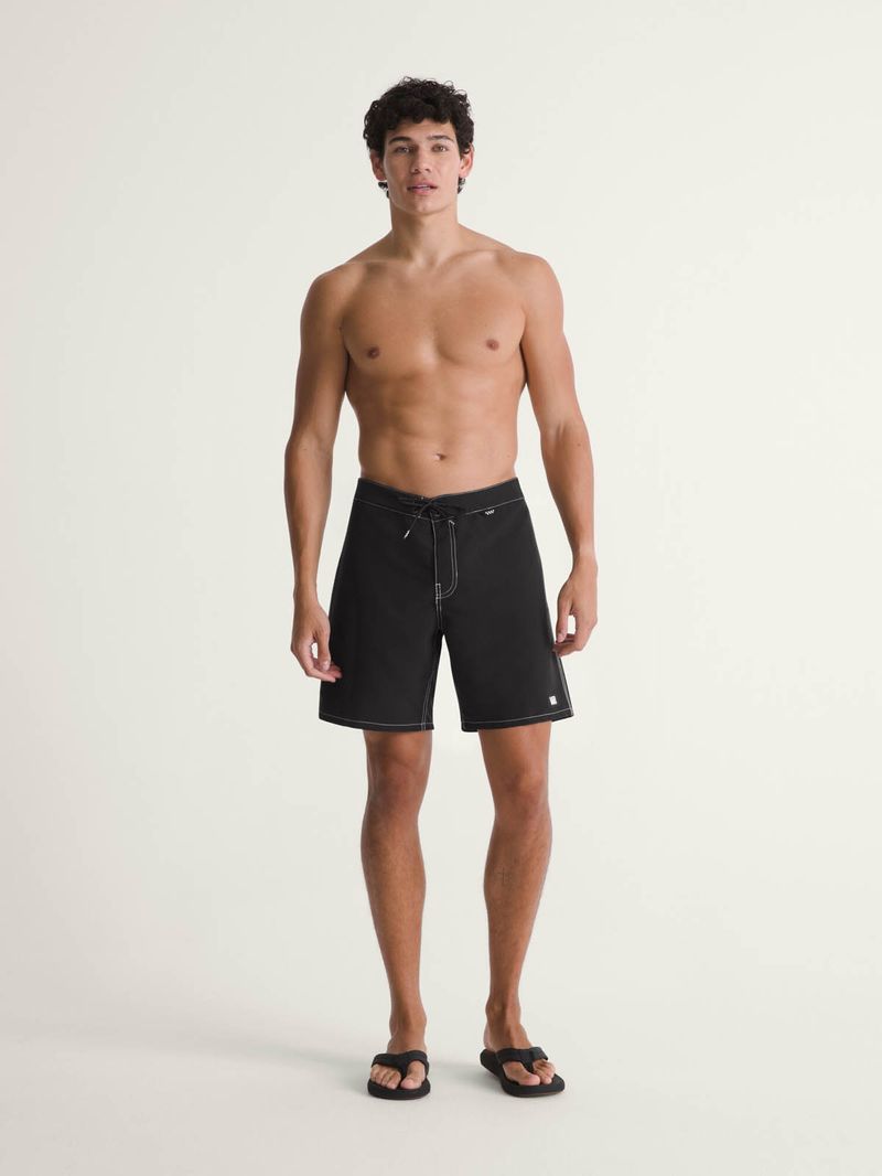 Traje De Bano Hombre Everride Boardshort Negro Vans