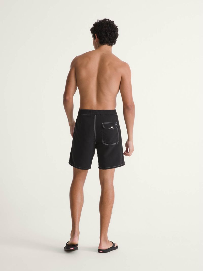 Traje De Bano Hombre Everride Boardshort Negro Vans