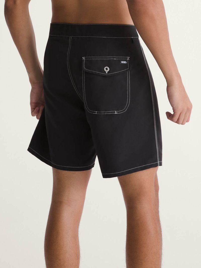 Traje De Bano Hombre Everride Boardshort Negro Vans