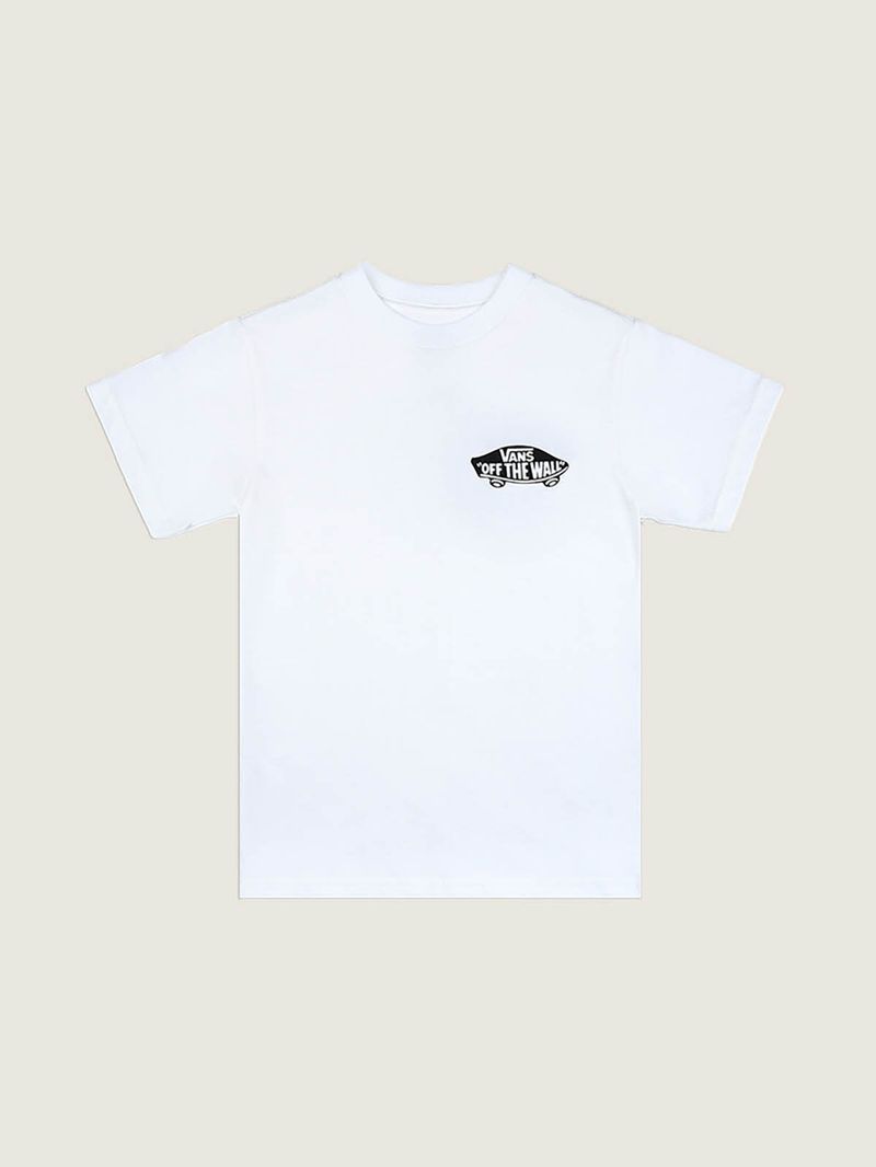 Polera M/C Nino Double Standard Blanco Vans