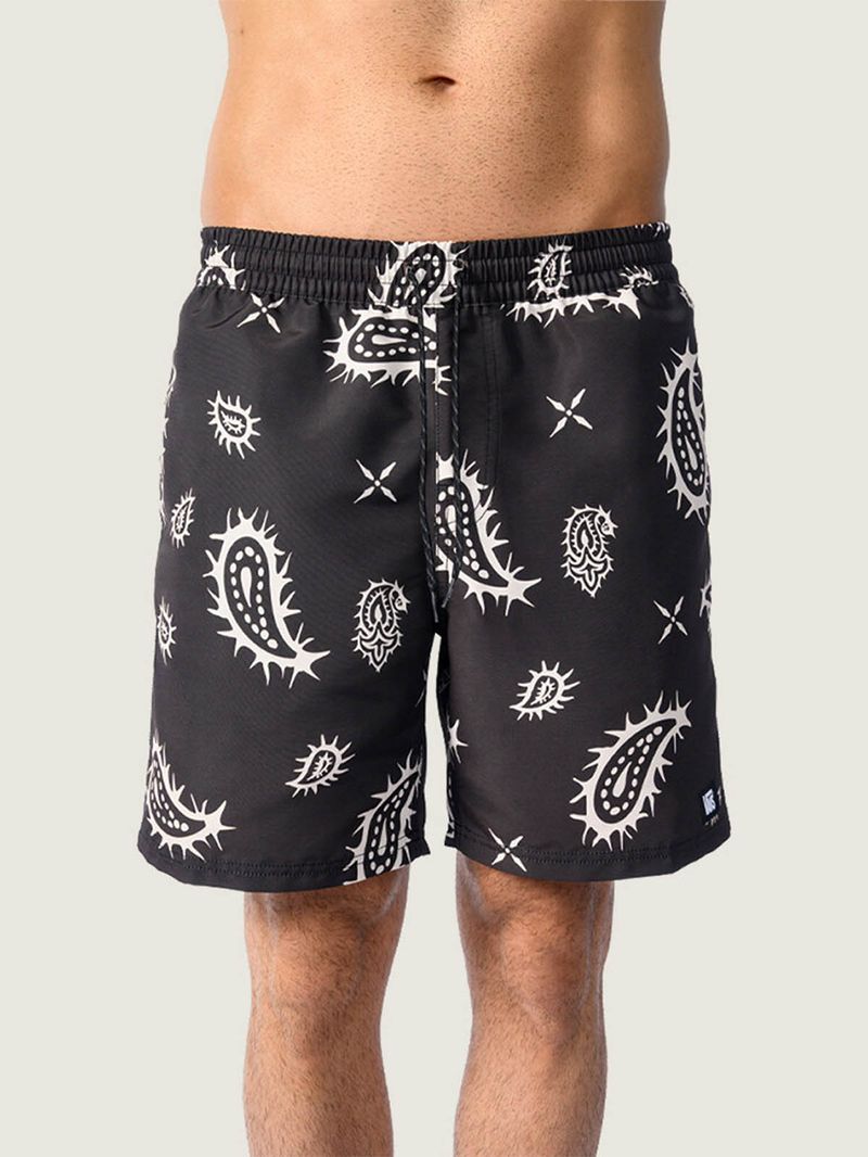 Traje De Bano Hombre Primary Ii Elastic P Negro Vans