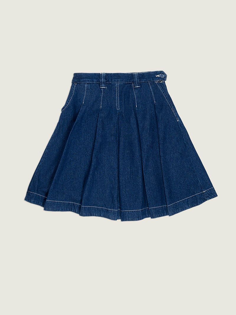 Falda Mujer Authentic Chino Deni Azul Vans