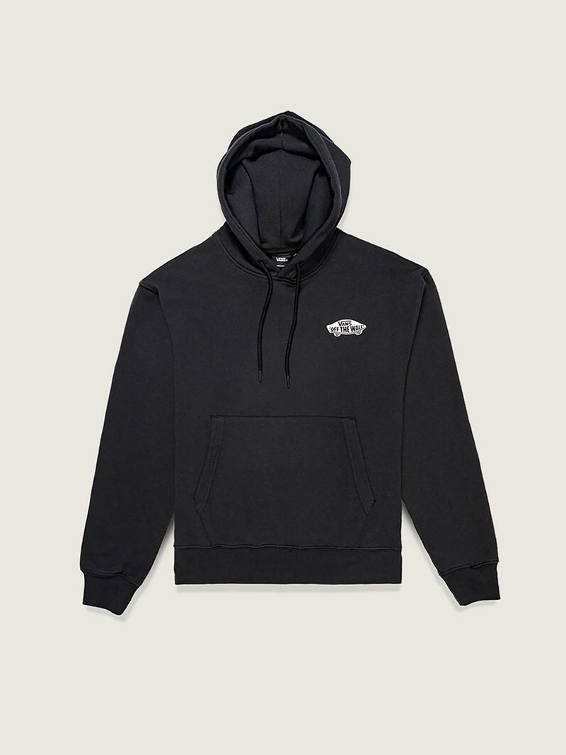 Poleron Hombre Double Standard Pull Negro Vans