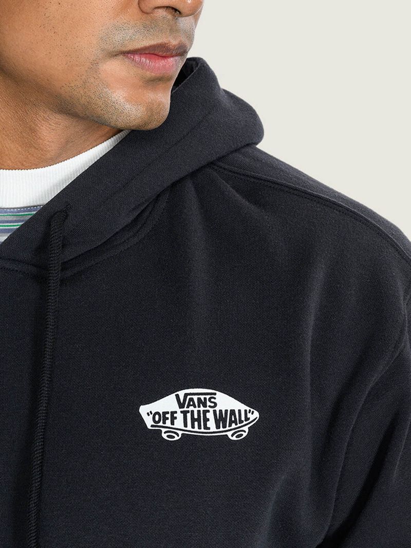 Poleron Hombre Double Standard Pull Negro Vans