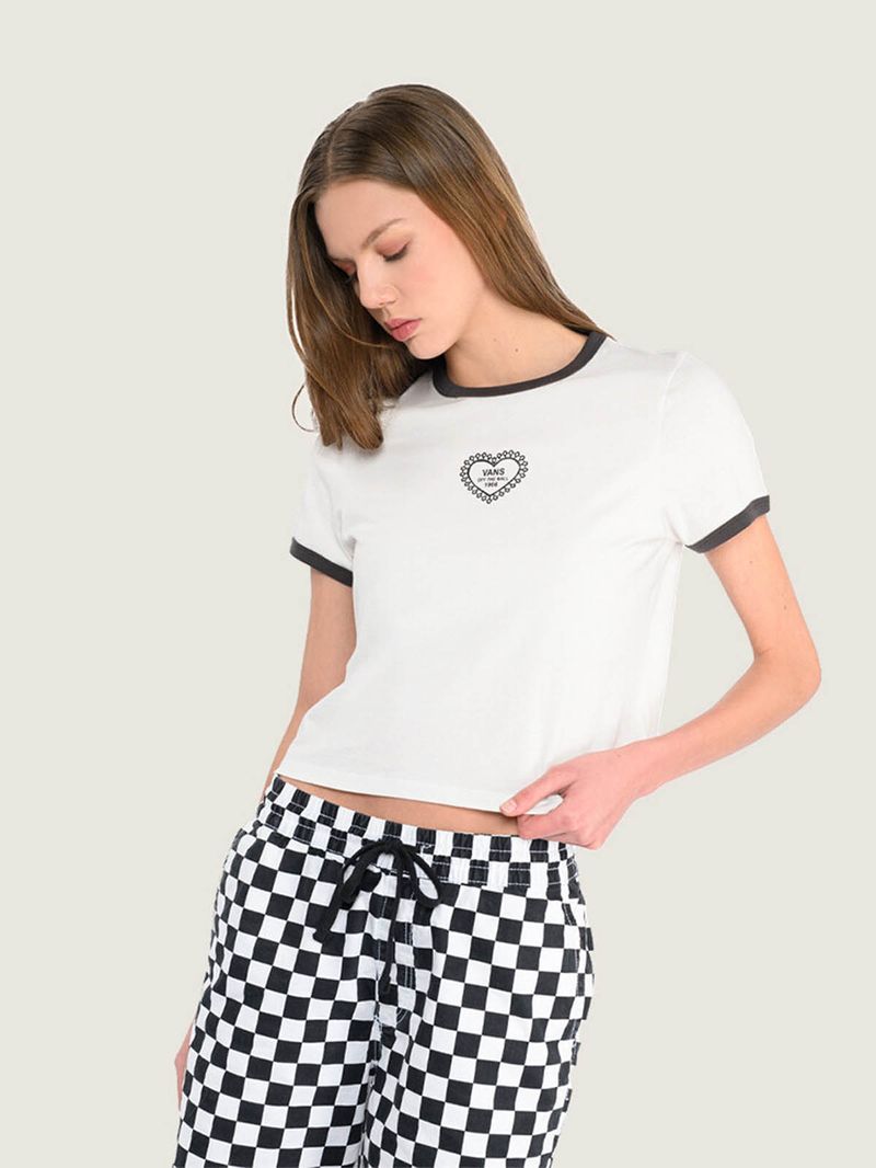 Polera M/C Nina Lacey Daze Blanco Vans