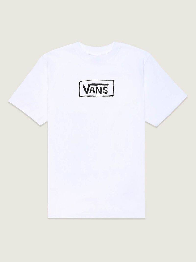Polera M/C Nino Vans On Canvas Blanco Vans