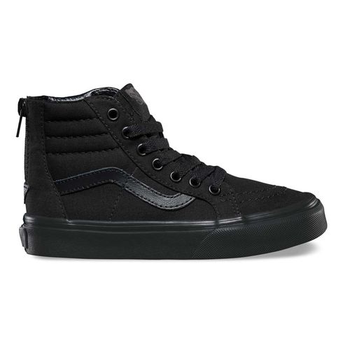 Zapatillas Niño Sk8-Hi Mid Pop Check Black/Black