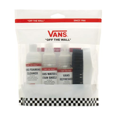 Kit de limpieza Vans Shoe Care Travel Kit - Global White