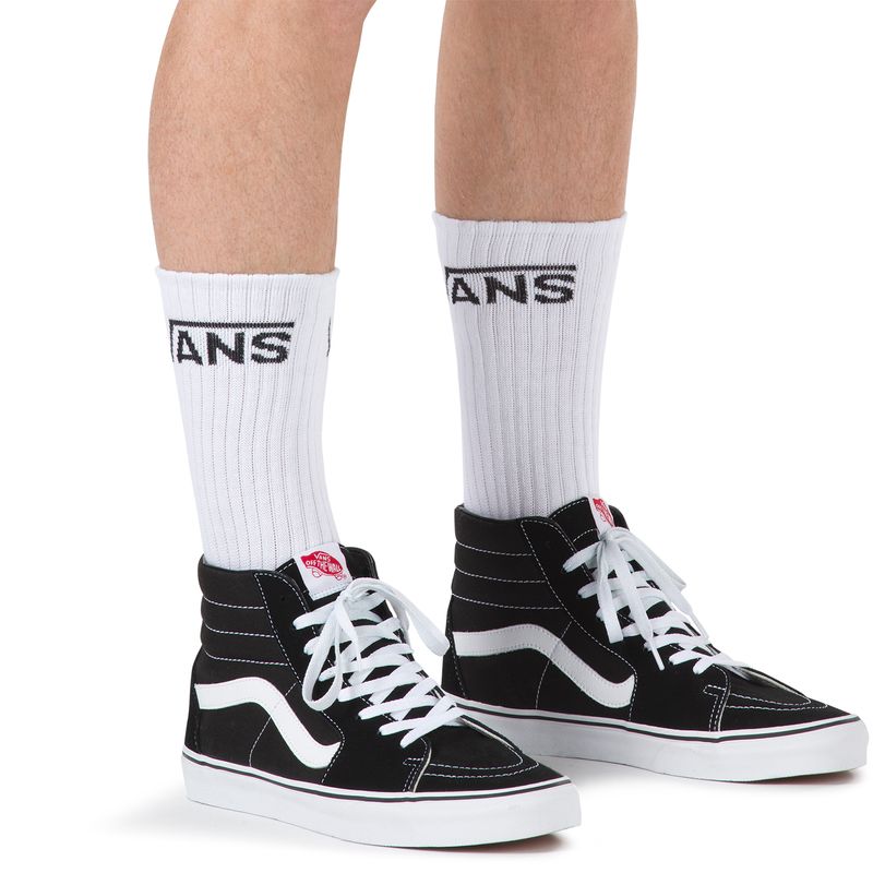 Calcetines altos Vans Skate (1 par), Blanco