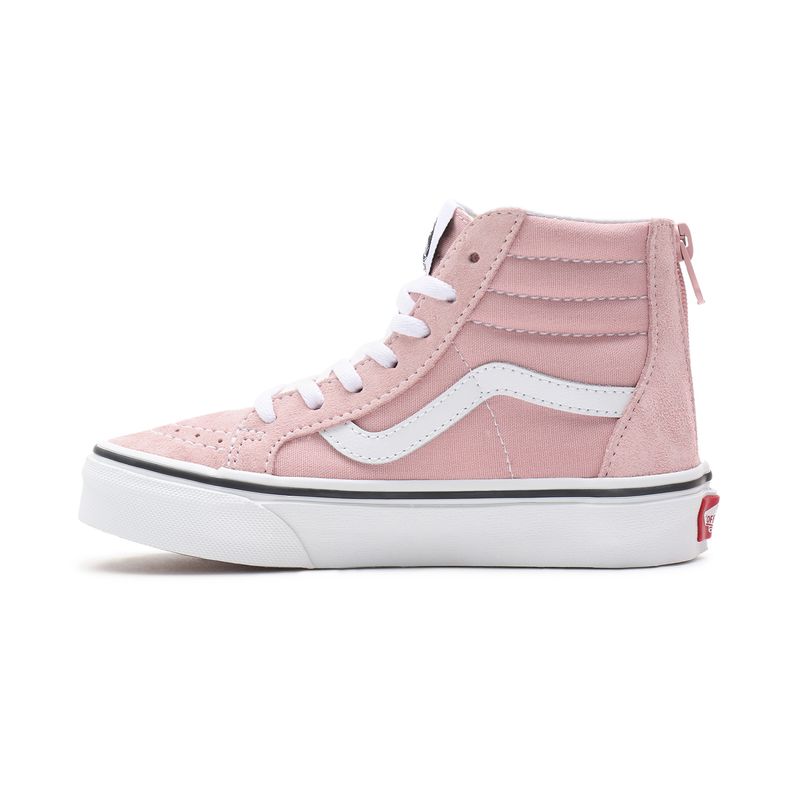Zapatillas-Uy-Sk8-Hi-Zip-Youth--5-a-12-años--Powder-Pink-True-White