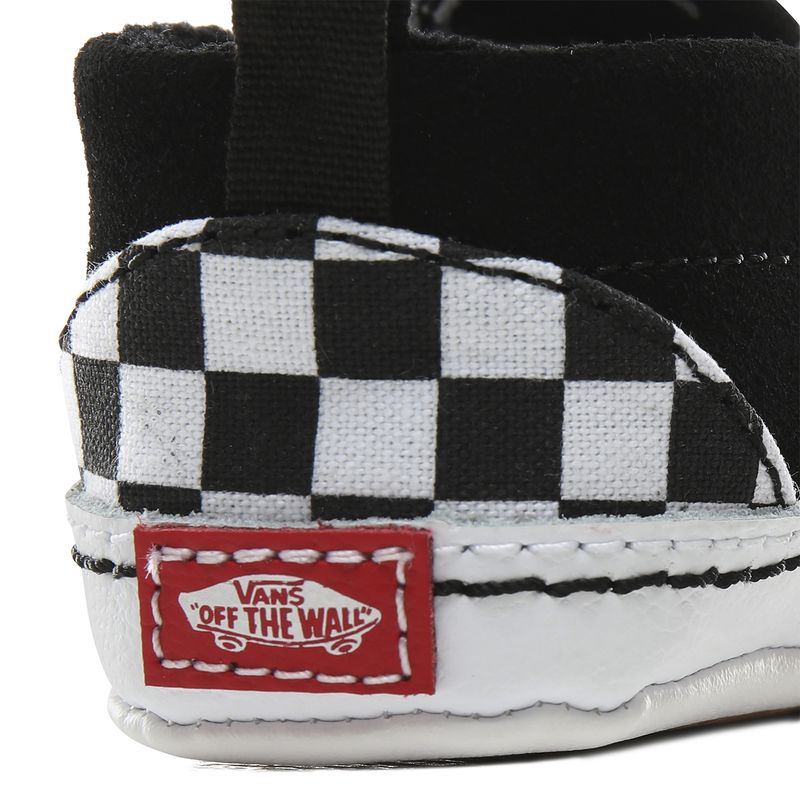 Zapatillas-In-Slip-On-V-Crib-Infant--0-11-meses---Checker--Black-Truewhite