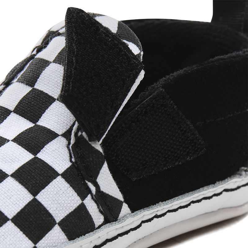 Zapatillas-In-Slip-On-V-Crib-Infant--0-11-meses---Checker--Black-Truewhite