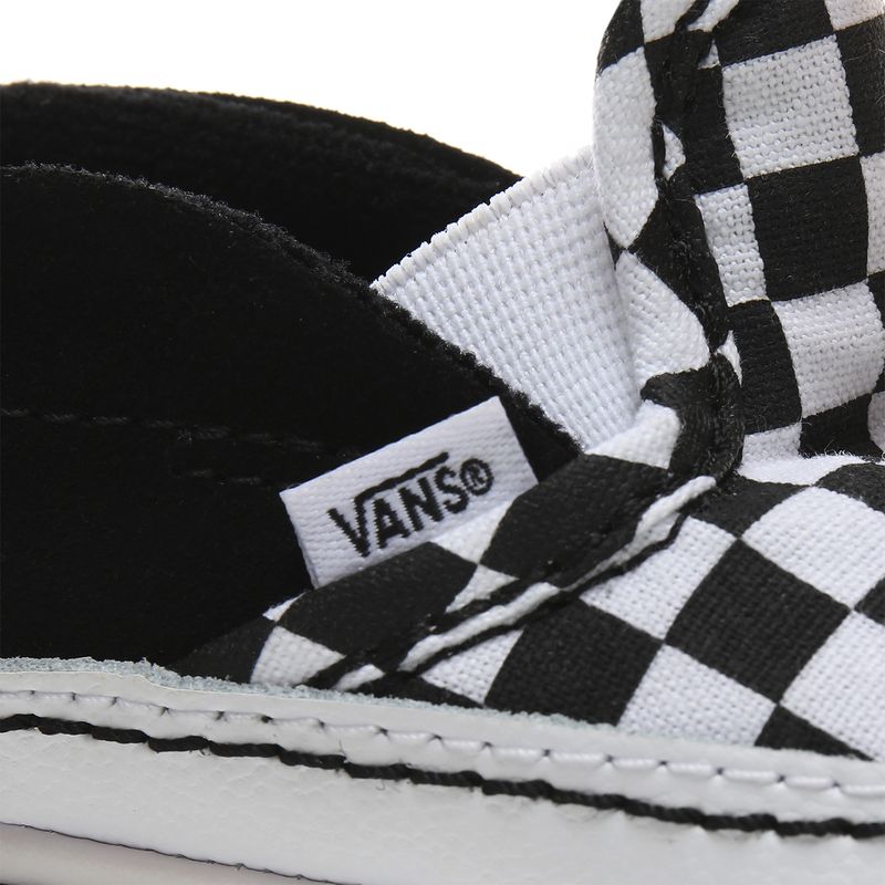 Zapatillas-In-Slip-On-V-Crib-Infant--0-11-meses---Checker--Black-Truewhite
