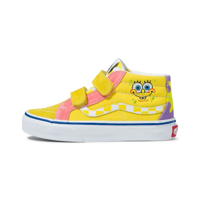 Zapatillas-Uy-Sk8-Mid-Reissue-V-Youth--5-a-12-años---Spongebob--Best-Friends