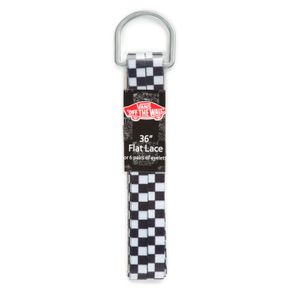 Cordones Checkerboard 91 cm Black White