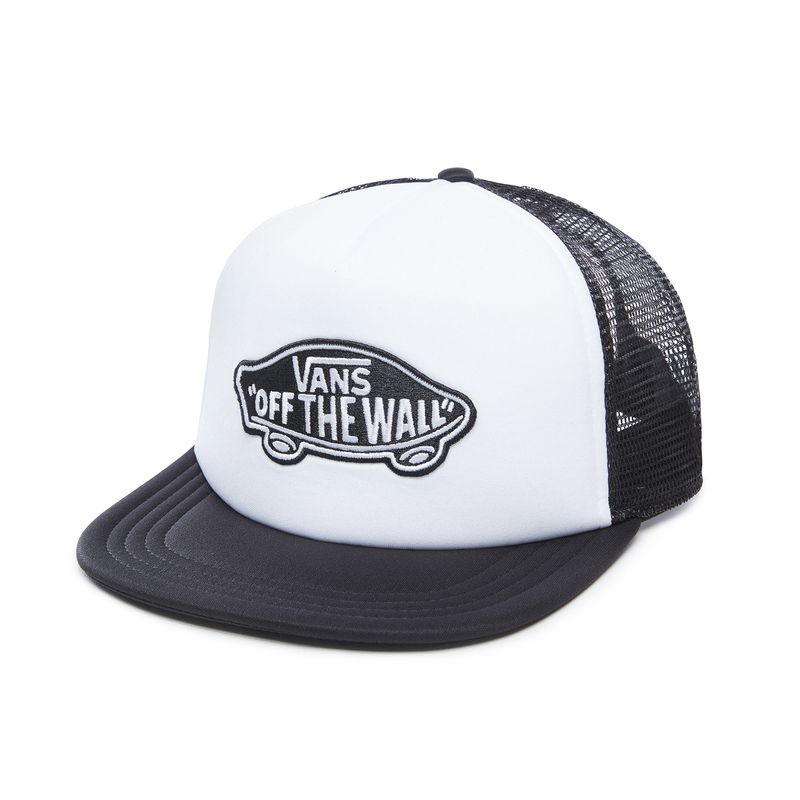 Gorro-Classic-Patch-Trucker-White-Black