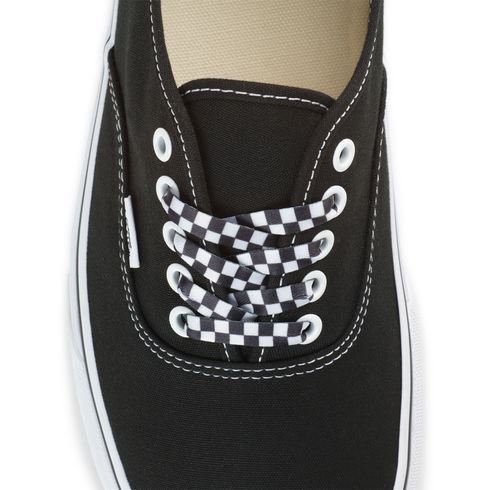 Cordones Checkerboard 91 cm Black White