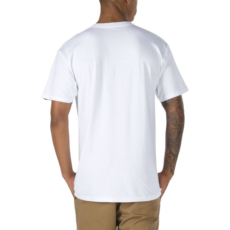 Polera-Left-Chest-Logo-Tee-White-Black