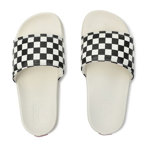 Zapatillas Wm La Costa Slide-On (Checkerboard) Black/Marshmallow