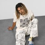 Polera-Manga-Corta-Vans-X-Daniel-Johnston-Checkerbrd-Otw-Ss-Antique-White