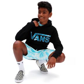 Polerón By Vans Classic Po Ii Boys Black-Aquatic Blue (8-12 Años) Tie Dye