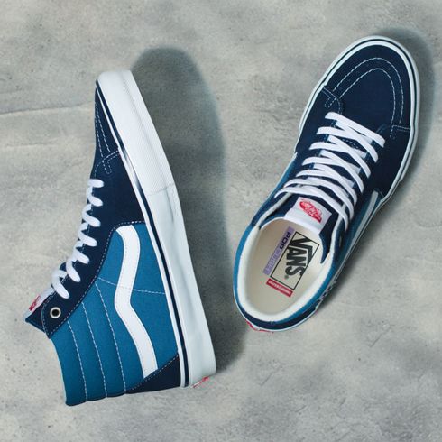 Zapatillas MN Skate SK8-Hi Navy/White