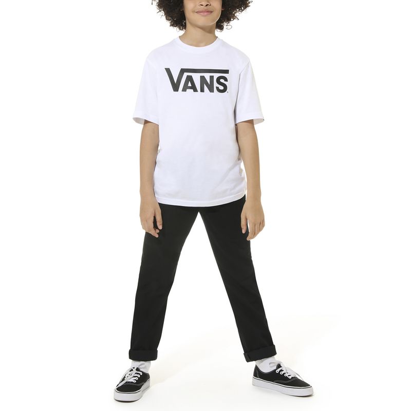 Polera-de-niño-Vans-Classic-White-Black
