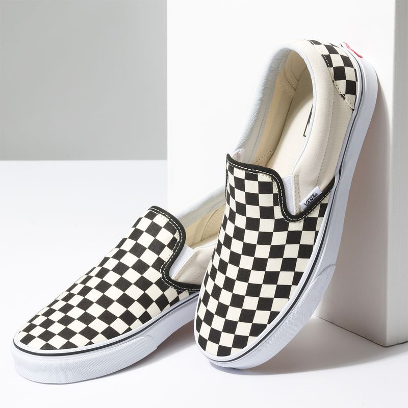 Zapatillas-Classic-Slip-On-Checkerboard-Black-White
