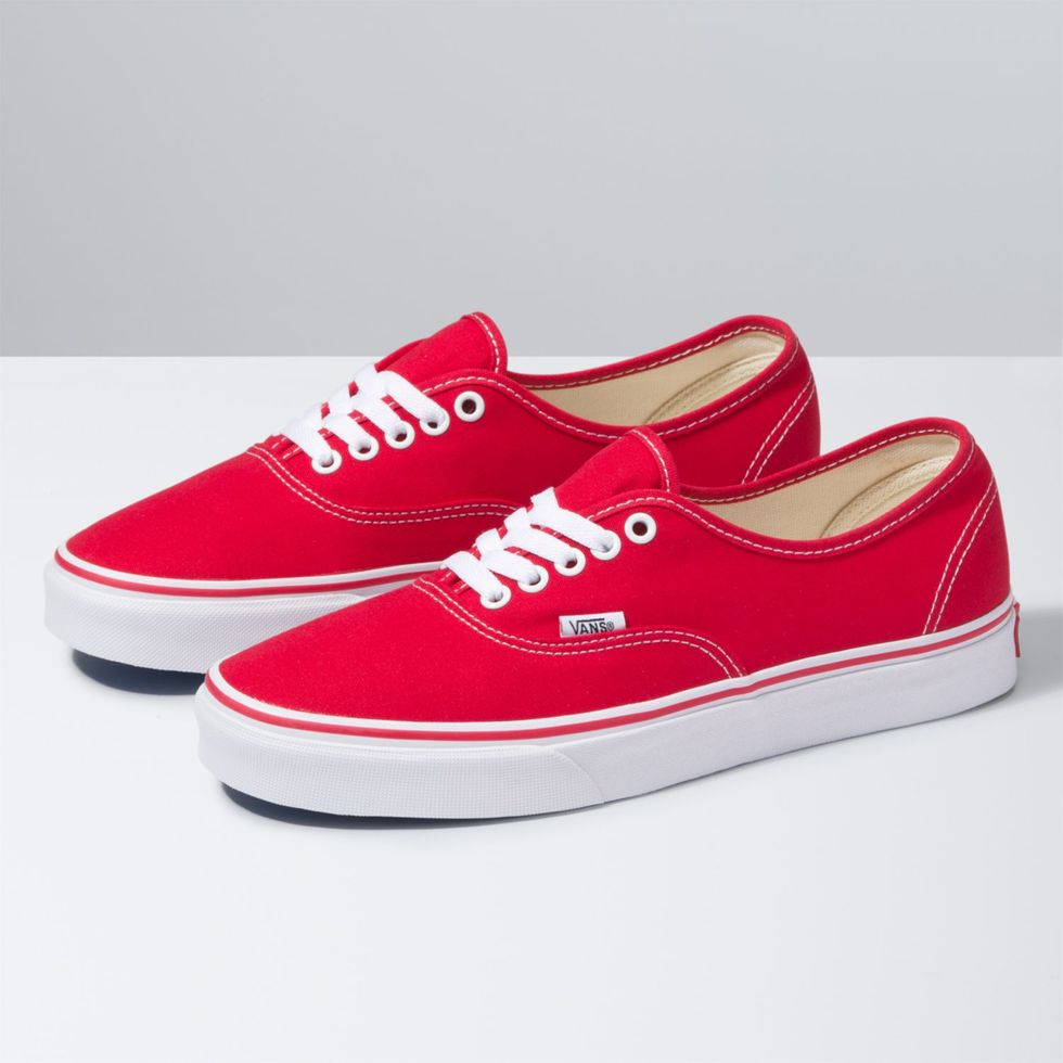 Vans old skool blancas y rojas sales