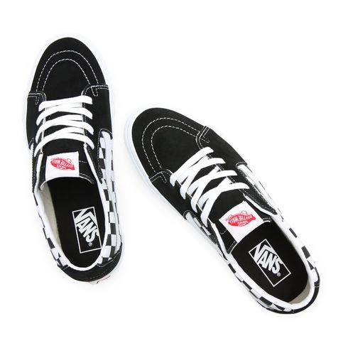 Zapatillas Ua Sk8-Low (Canvas/Suede) Black/Checkerboard