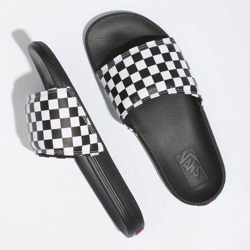 Zapatillas Mn La Costa Slide-On (Checkerboard) True White/Black