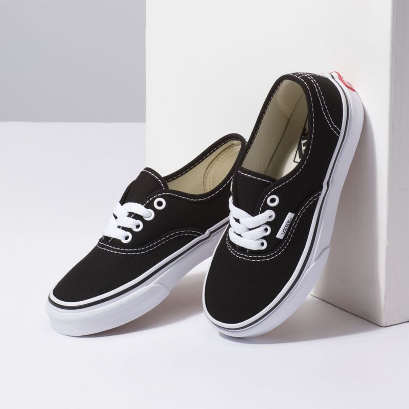 Zapatillas-Niño-Authentic-Black-True-White