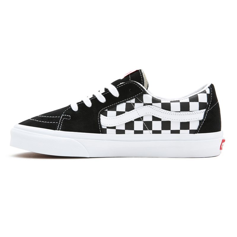 Zapatillas-Ua-Sk8-Low--Canvas-Suede--Black-Checkerboard