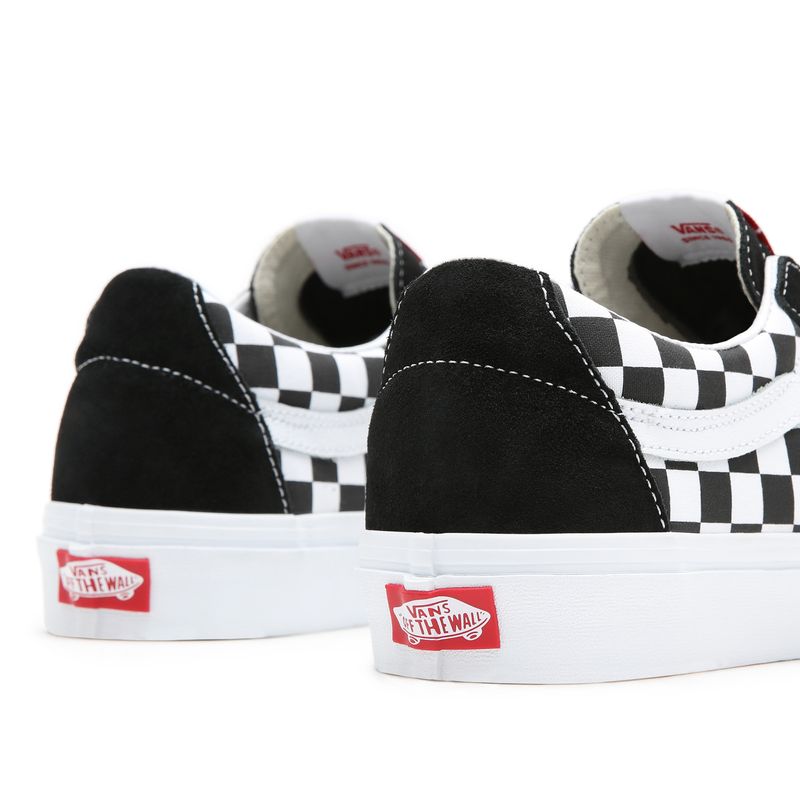 Zapatillas-Ua-Sk8-Low--Canvas-Suede--Black-Checkerboard