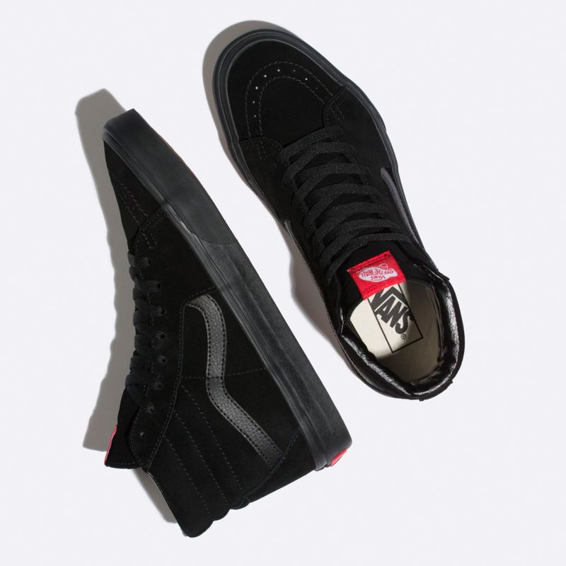 Vans negras shop enteras hombre