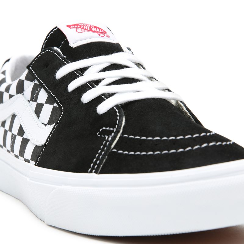 Zapatillas-Ua-Sk8-Low--Canvas-Suede--Black-Checkerboard