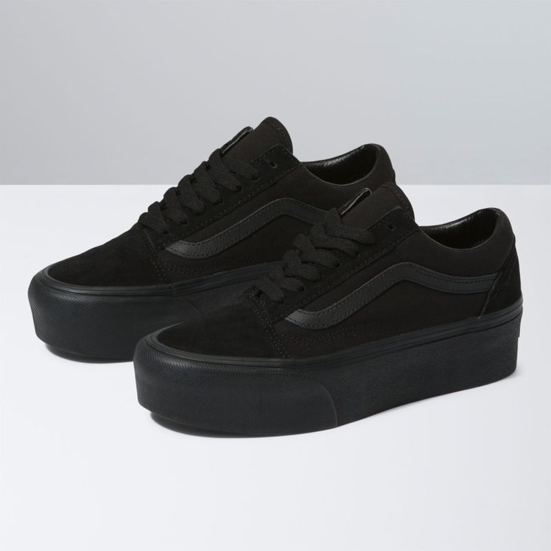 Vans negras shop old school