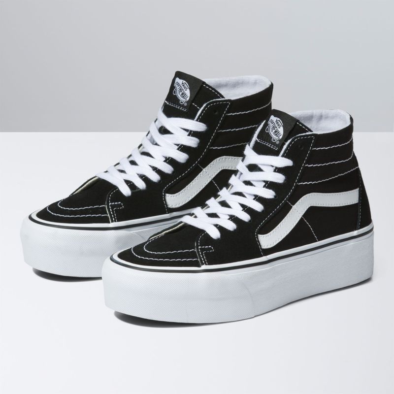 Zapatillas UA SK8 Hi Tapered Stackform Black True White