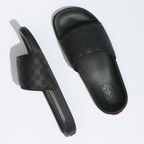 Sandalias MN La Costa Slide-On (Checkerboard) Black/Black