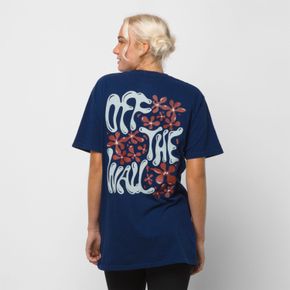 Polera Jazz Floral Vintage SS Tee Dress Blues
