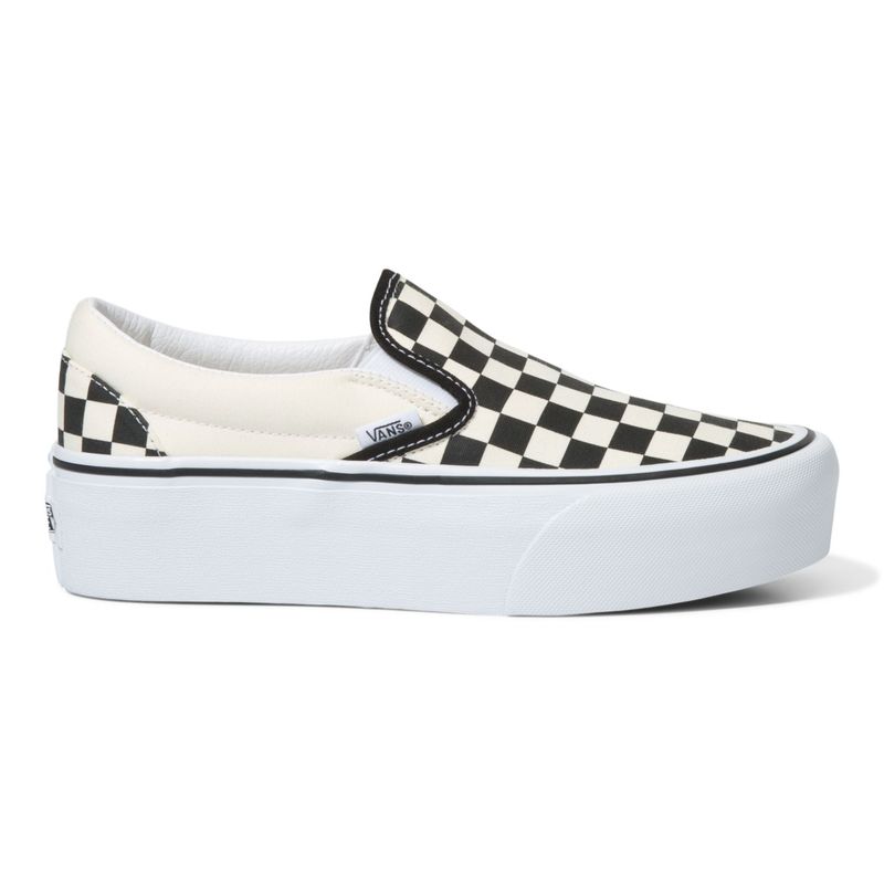 Zapatillas-UA-Classics-Slip-On-Stackform-Checkerboard-Black-Classic-White