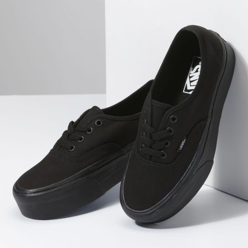 Vans authentic shop black chile