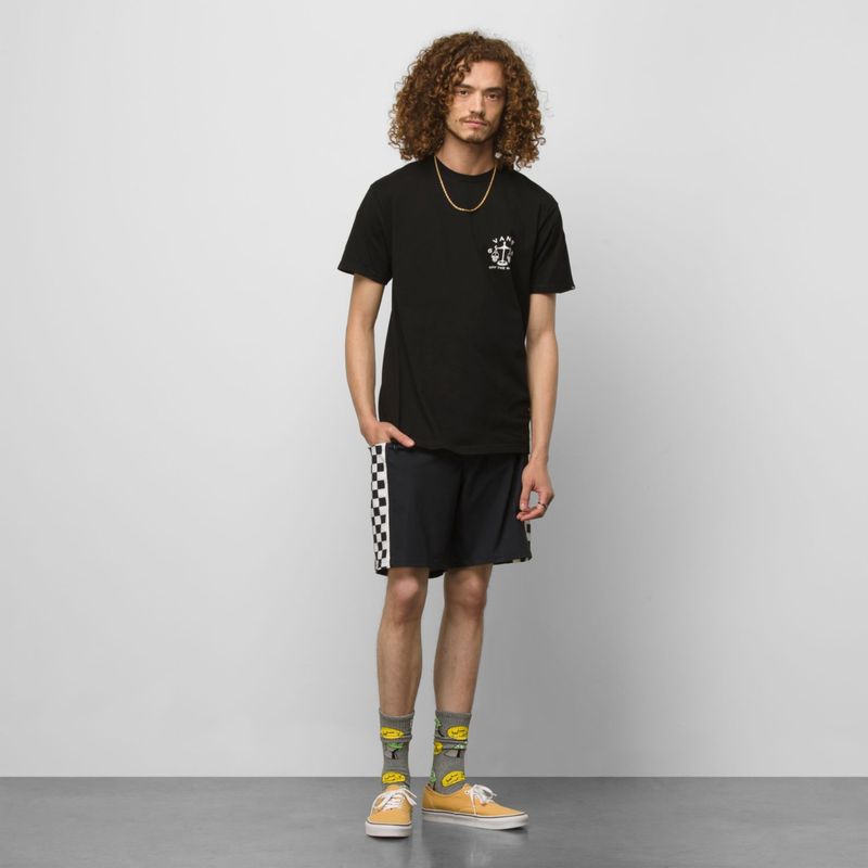Traje-de-Baño-Sidelines-Boardshort-Black-Checkerboard