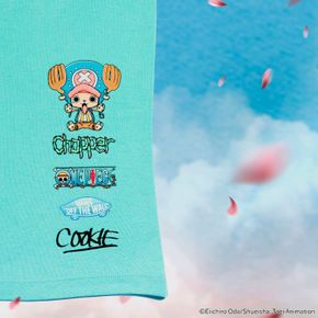 Polera One Piece Cookie! SS Tee Aqua Sky
