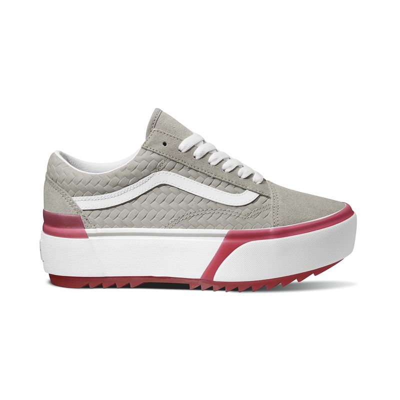 Modernización Minúsculo Giotto Dibondon Zapatillas Ua Old Skool Stacked Suede Emboss Grey/Pink-Vans Chile