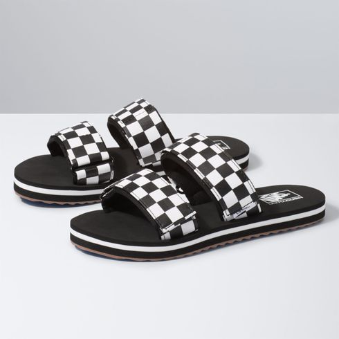Sandalias WM Cayucas Slide (Checkerboard)Black/Mars