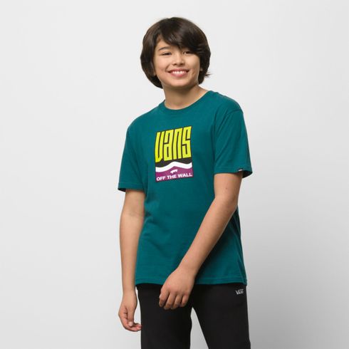 Polera Vans Maze SS Tee (8-14 Años) Teep Teal